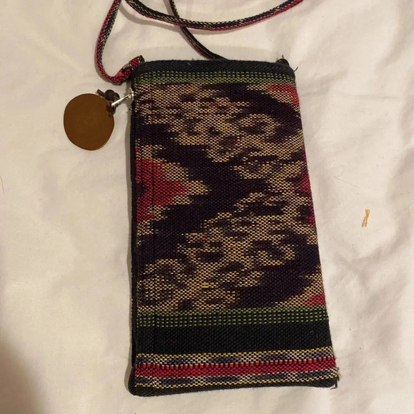 Small fabric S initial Side bag crossbody bag wallet light weight - Picture 1 of 8